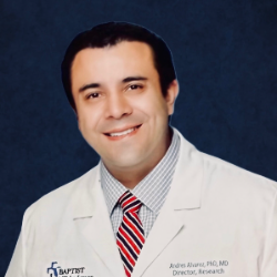 Photo of Andres Alvarez, MD, PhD, Director, Clinical and Translational Medicine Division, Baptist MD Anderson Cancer Center , Exec. Director , Oncology Research , Baptist MD Anderson Cancer Center