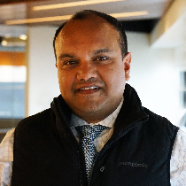 Photo of Sanji Fernando, Senior Vice President, AI Products & Platforms, Optum