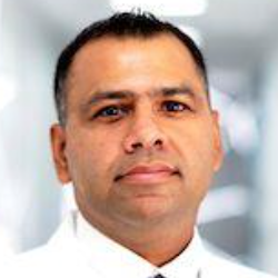 Photo of Dhruv Sareen, PhD, Executive Director of the Biomanufacturing Center, Cedars-Sinai Medical Center; Director, iPSC Core; Associate Professor, Board of Governors Regenerative Medicine Institute (BOG-RMI) , Executive Director, Associate Professor, Biomedical Sciences , Cedars Sinai Biomanufacturing Center