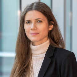 Photo of Evelina Stoikou, Head of Battery Technology and Supply Chain Research, BloombergNEF , Head of Battery Technology and Supply Chain Research , Bloomberg New Energy Finance